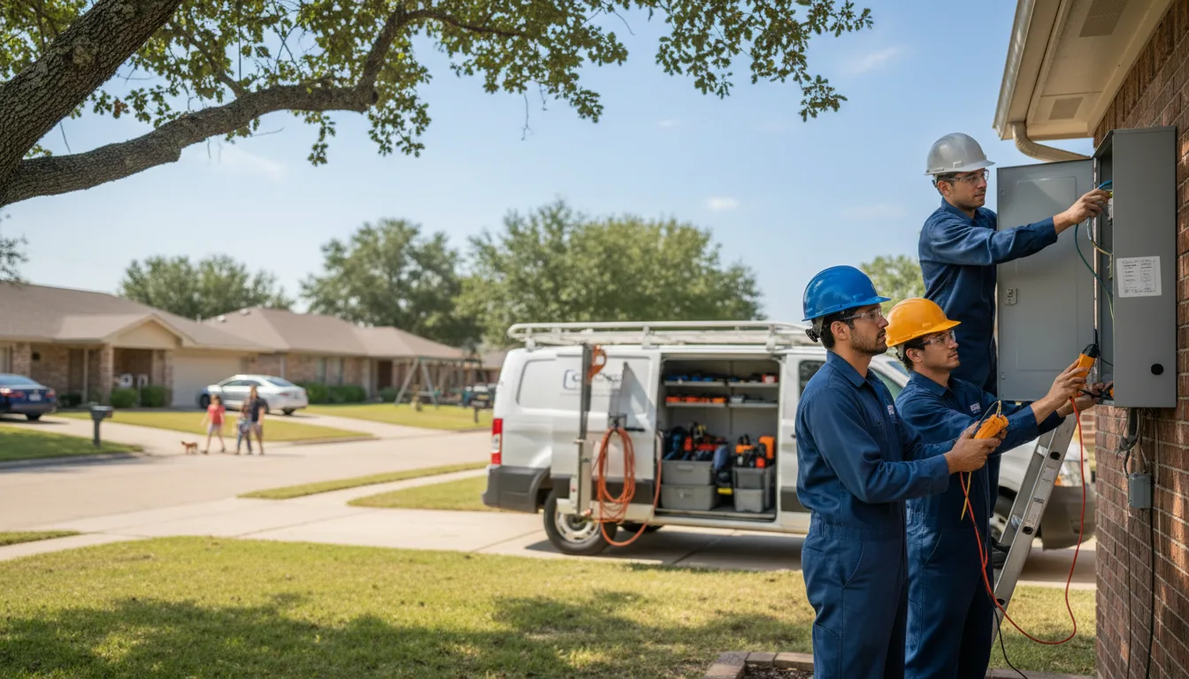 Certified electrician providing emergency electrical services in Clay, NY